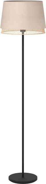 Eglo Stehleuchte Tabley Schwarz modern 1-flammig mit E27 Fassung, Durchmesser: 38 cm, Höhe: 153 cm - Bild 1