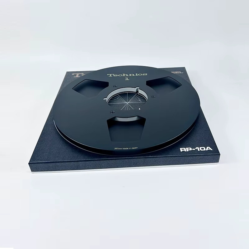 Technik RP-10A Leere Metallrollen für Audio-Recorder, 4er-Set, Schwarz, 10 Zoll - Bild 2