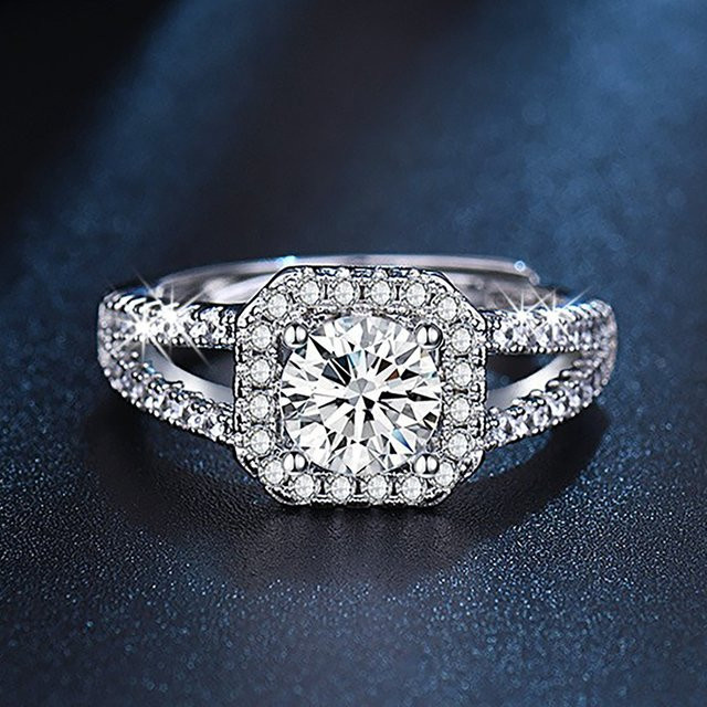 SAY Ring 925 Silber, Diamant, Zirkonia, Damen - Bild 1