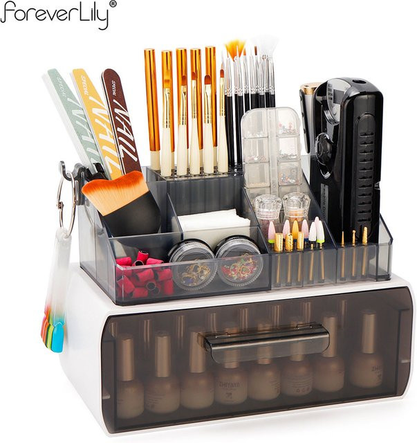 foreverlily Kosmetik Organizer, weiß - Bild 1