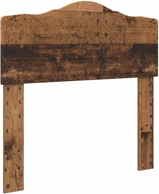 vidaXL Kopfteil aus Holzwerkstoff in Altholz-Optik, Farbe: Braun, Breite: 80 cm - Bild 1