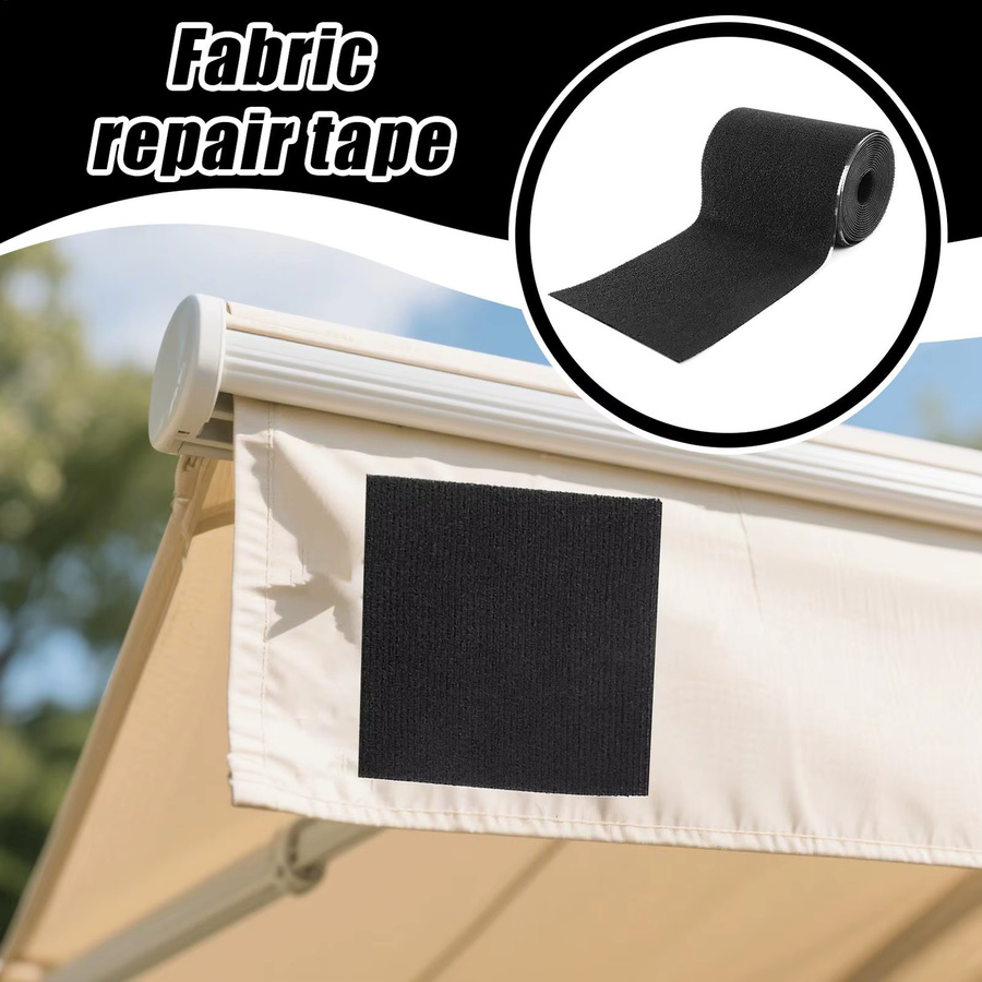 Selbstklebendes Stoffband in Schwarz für Kleidung, Polsterung, Markisen und Möbel - Bild 5