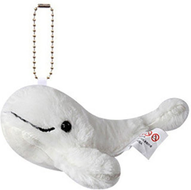 Fengheyours Wal Schlüsselanhänger Plüsch, weiß, Unisex - Bild 1