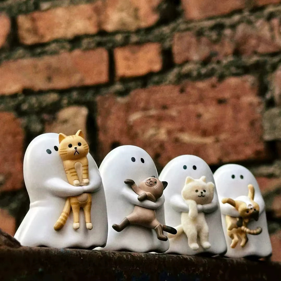 52toys Ghody Behold My Cat Blind Box, Einzelfigur, Blau, Weiß - Bild 6