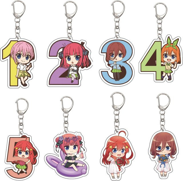 Bandai Schlüsselanhänger Acryl, 55 mm, Anime The Quintessential Quintuplets - Bild 1