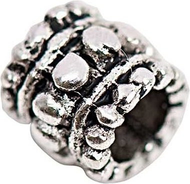 Rico Design Perle Ornament silber, 6x7mm, Unisex - Bild 1