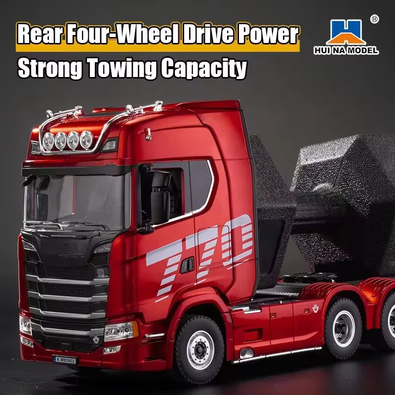 HUINA 770S Anhängerkopf 1501, Rc Traktor, 1:18, mit Licht und Ton - Bild 3