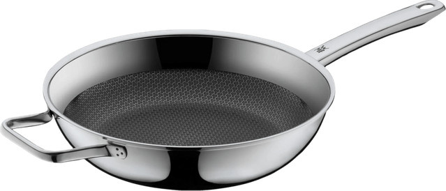 WMF Profi Resist Bratpfanne tief mit keramischer Antihaftbeschichtung, Silber, Durchmesser: 28 cm - Bild 1