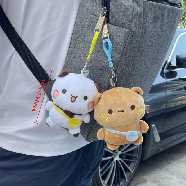 Linyi toy Bubu und Dudu Panda Plüschtier, ab 3 Jahren - Bild 1