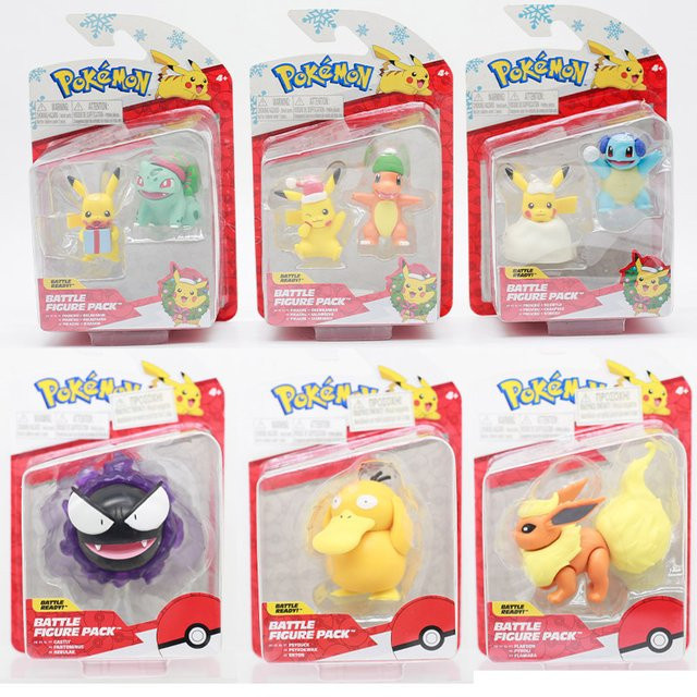 WCT Pokémon Battle Figures Pack, Spielzeugsammlungen, 2-teiliges Set - Bild 1