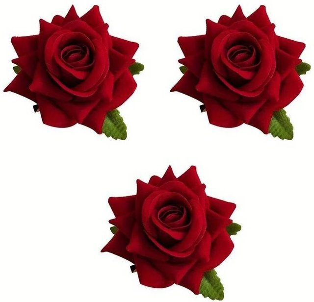 Haarspange Rosenblüten, Vintage, Damen - Bild 1