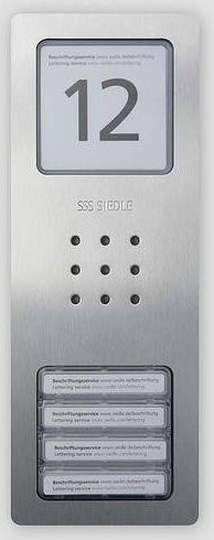 Siedle Audio-Gegensprechanlage aus Edelstahl in Silber - Bild 1