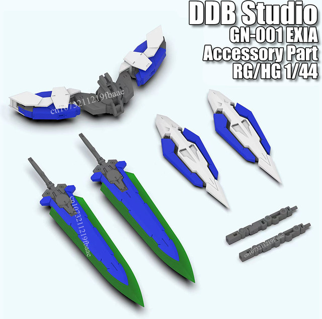 DDB Studio GN-001 EXIA DEVISE Zubehörteil RG HG 1/44, Montagemodellbausätze, Zubehör, ab 14 Jahren - Bild 1