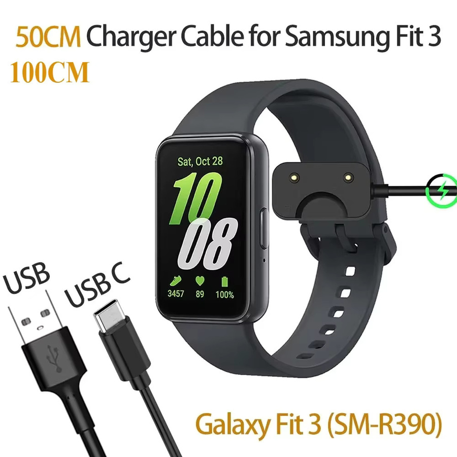 OAKCHARM USB-Ladekabel für Samsung Galaxy Fit 3 SM-R390 Ersatzladegerät - Bild 2