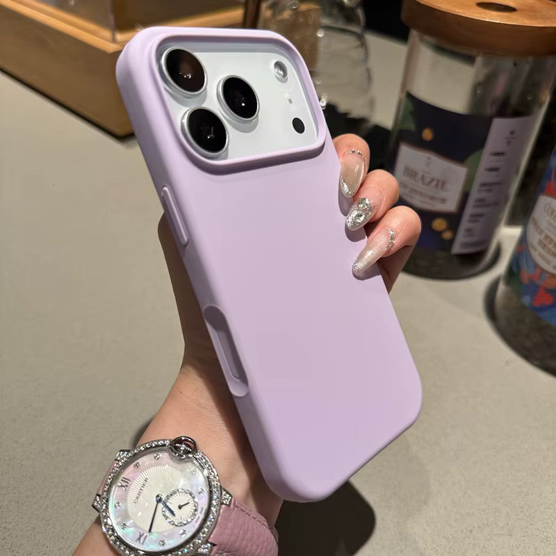 Apple iPhone Hülle aus Flüssigsilikon in Pink – Stoßfeste Schutzhülle mit weichem Hautgefühl für verschiedene iPhone Modelle - Bild 3