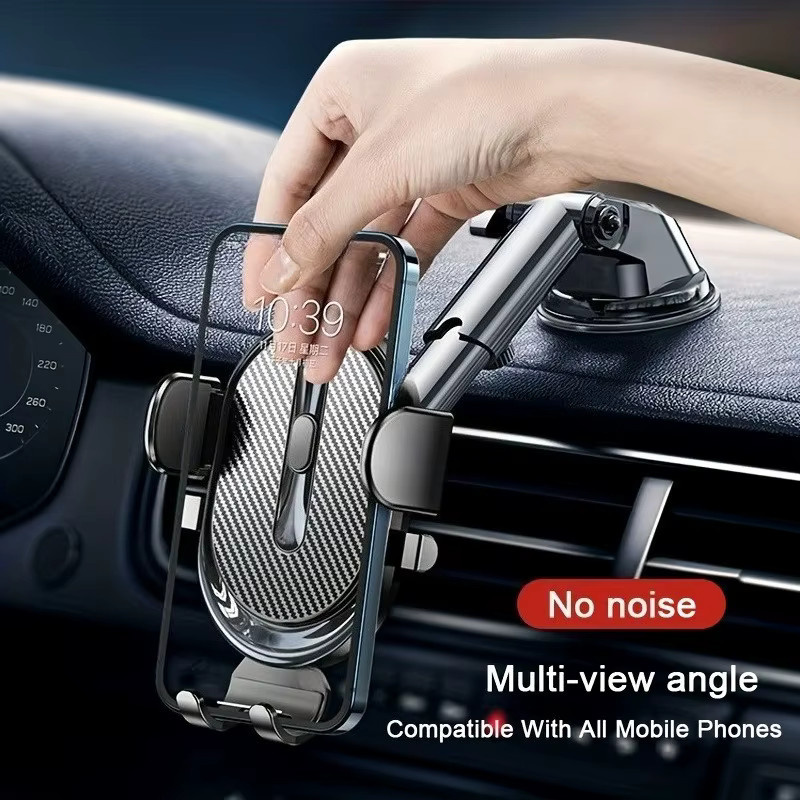 Universal Saugnapf Auto Telefonhalterung für iPhone, Xiaomi, Huawei und Samsung mit 360 Grad Rotationshalterung in Schwarz - Bild 2