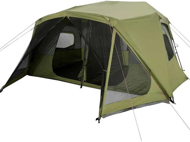vidaXL Familienzelt für 10 Personen in Grün mit Quick Release System und wasserdichtem Material - Bild 1