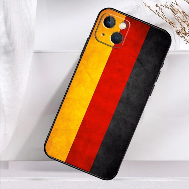 Handyhülle mit Deutschland Flagge Banner für Apple iPhone 11 bis 16 Pro Max, Multicolor - Bild 1