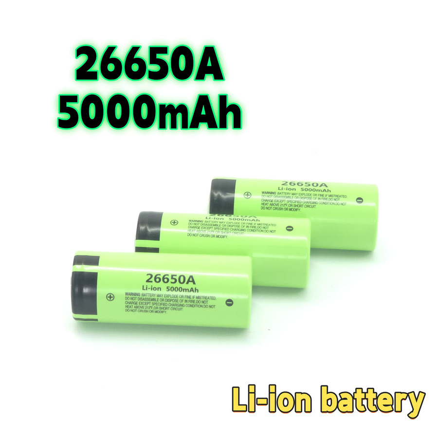 Lerp 26650A Li-Ionen-Akku mit 5000 mAh und 3,7 V in Grün - Bild 2