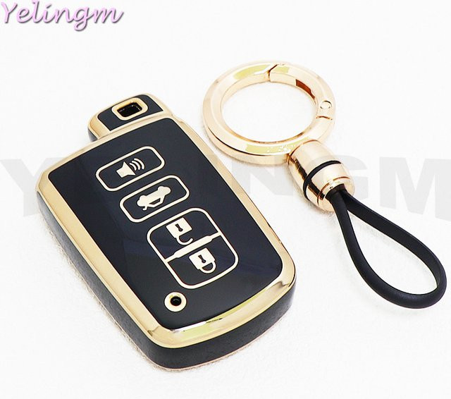 YELINGM 4-Tasten Autofernbedienungsgehäuse für Toyota Auris Camry RAV4 Avalon Yaris Verso 2012 - 2018 - Bild 1