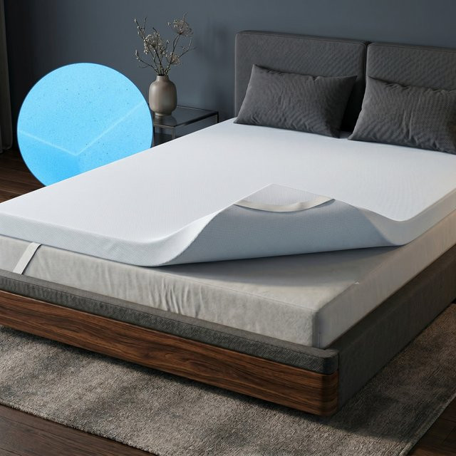 Arensberger Matratzen Topper LUXURY aus Gelschaum und Memory Gel Foam in Weiß, Höhe: 10 cm, B/T: 90 x 200 cm - Bild 2
