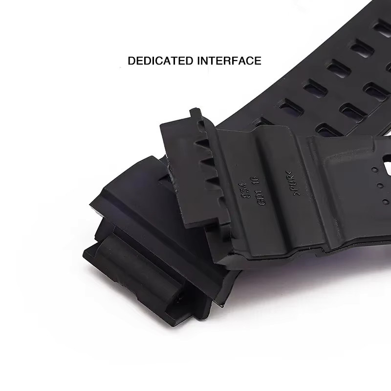 Casio Uhrenarmband Silikon, Schwarz, Herren - Bild 2