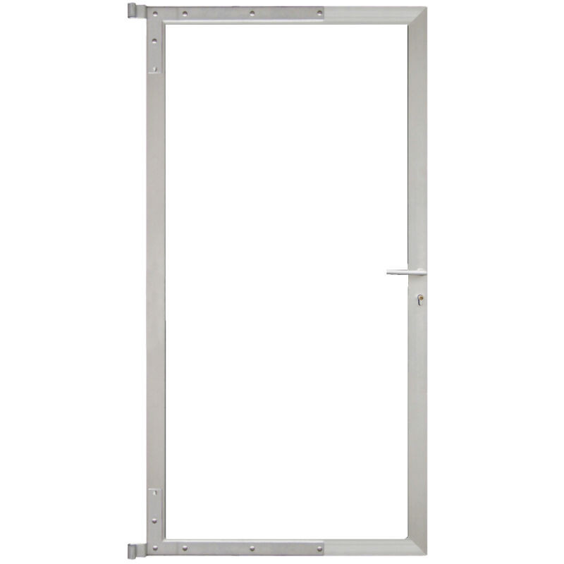 Universal Torrahmen für Steckzäune von T&J aus Stahl in Anthrazit und Silber, B/H: 90 x 173 cm - Bild 1