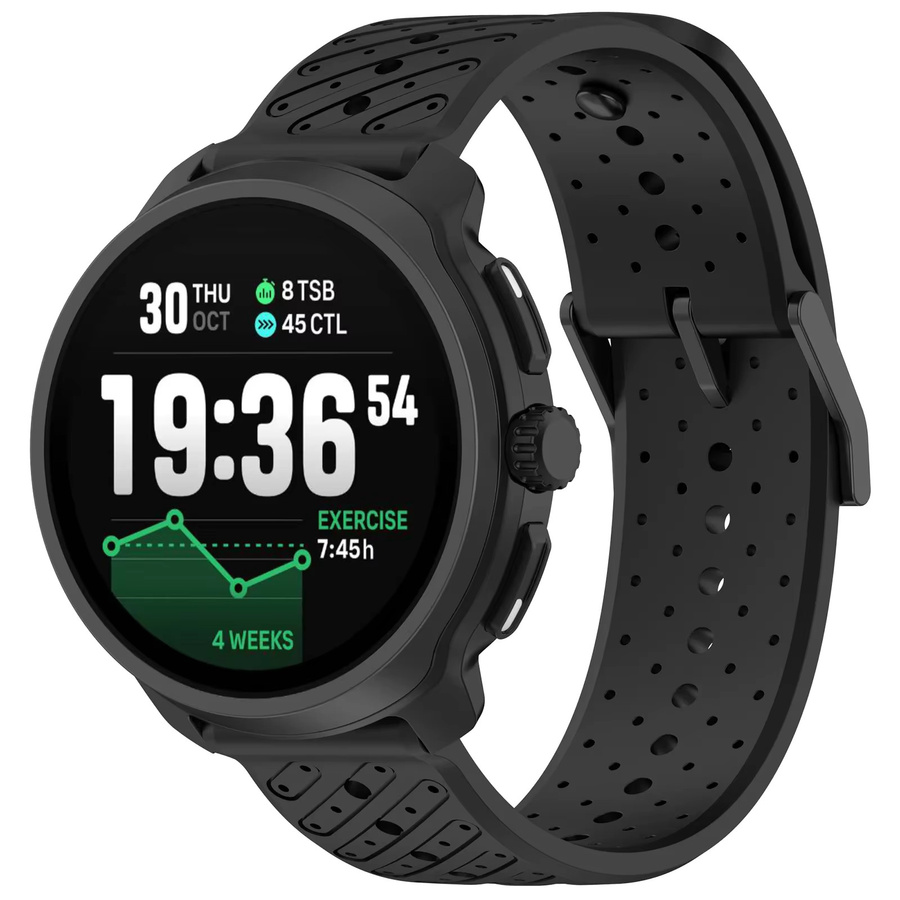 HUBANDE Uhrenarmband Silikon, 22 mm, Schwarz, Unisex - Bild 2