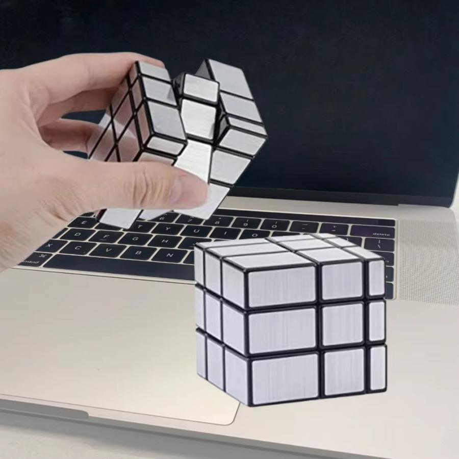 Soulbao Spiegel Zauberwürfel 2x2 3x3, Lernspielzeug, Puzzle - Bild 2