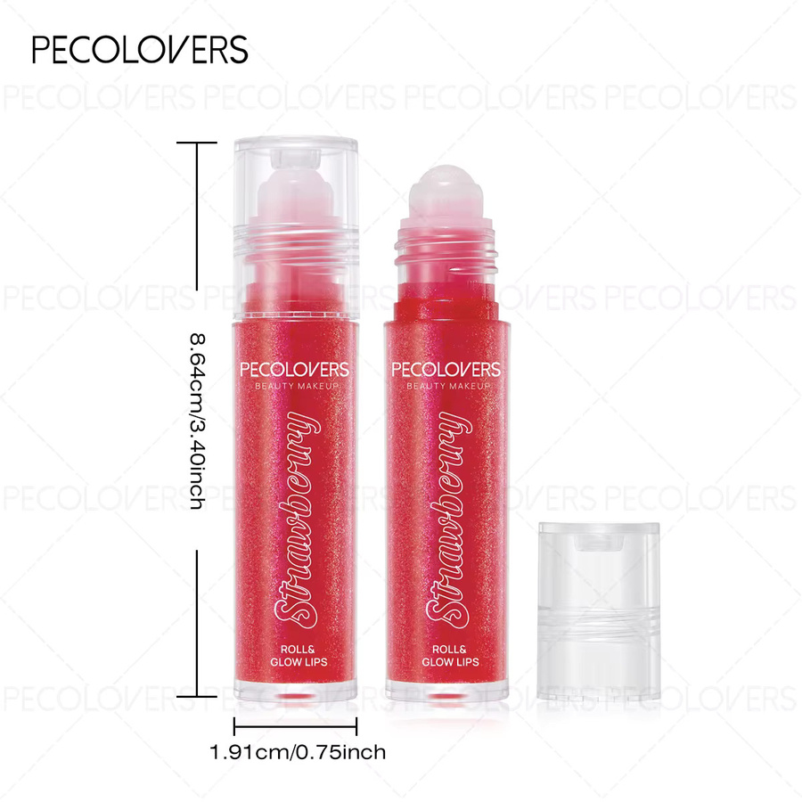 PECOLOVERS Lipgloss, Strawberry, Glänzend, Unisex - Bild 3