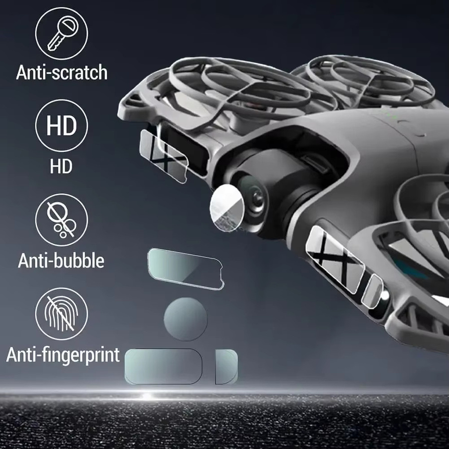 DJI Neo2 Schutzfolie für Objektiv und Bildschirm, transparent, staubdicht und kratzfest - Bild 6