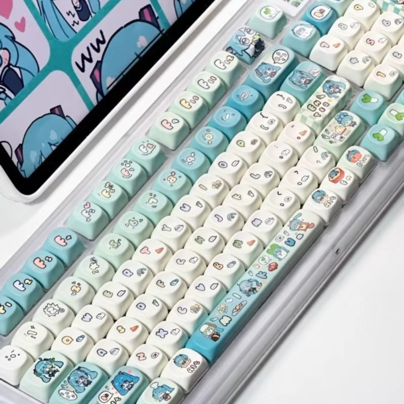 Bandai Hatsune Miku Anime Tastenkappen in Multicolour für deine personalisierte Tastatur - Bild 3