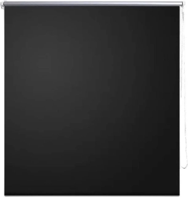 vidaXL Verdunkelungsrollo aus Polyester, Schwarz, Breite: 40 cm, Höhe: 100 cm - Bild 1