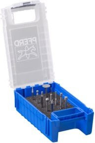 PFERD TOOLS Diamant-Schleifstift-Set 10-teilig in Blau mit Schaft-Ø 3 mm und D126 (mittel) - Bild 1
