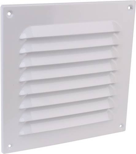 Wallair N31808 Lüftergitter aus Aluminium in Weiß, B: 20 cm x H: 20 cm - Bild 1