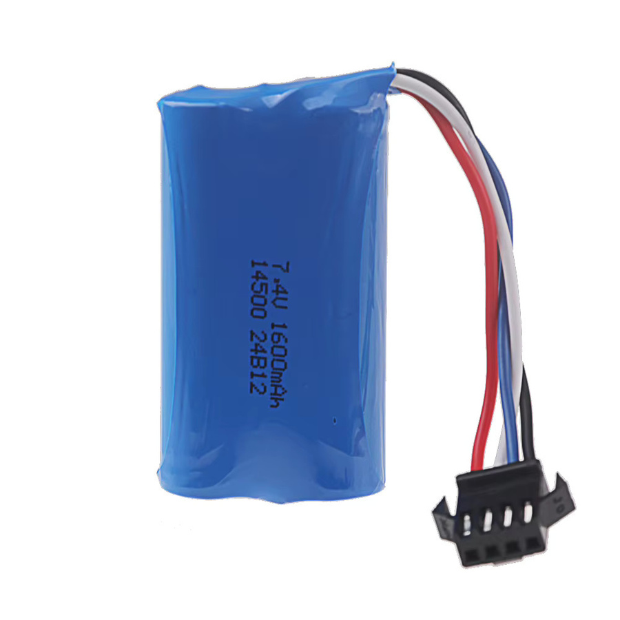 GAOLAG Li-Ionen-Akku 7,4 V 1600 mAh in Blau mit SM-4P-Stecker für RC-Modelle, Wasserkugelpistolen und elektrisches Spielzeug - Bild 3
