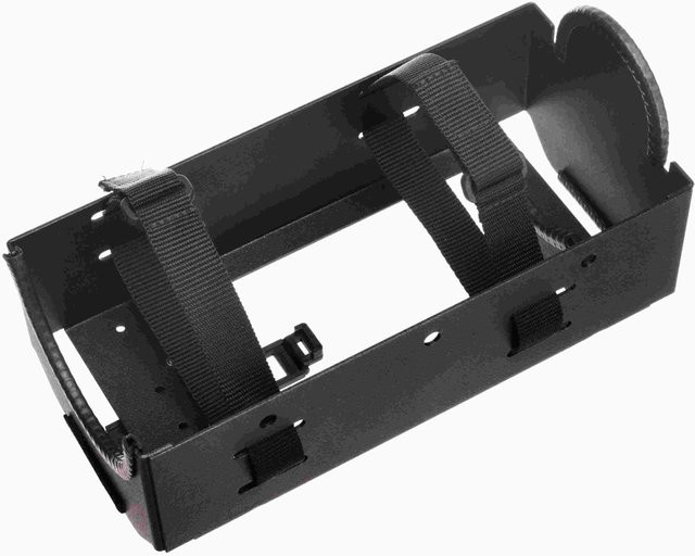 Dräger Flaschenhalterung X-dock Wandmontage aus Edelstahl in Schwarz - Bild 1