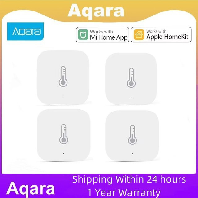 Aqara Temperatur- und Feuchtigkeitssensor in Weiß für Zigbee, Xiaomi Mi Home und Apple HomeKit - Bild 1