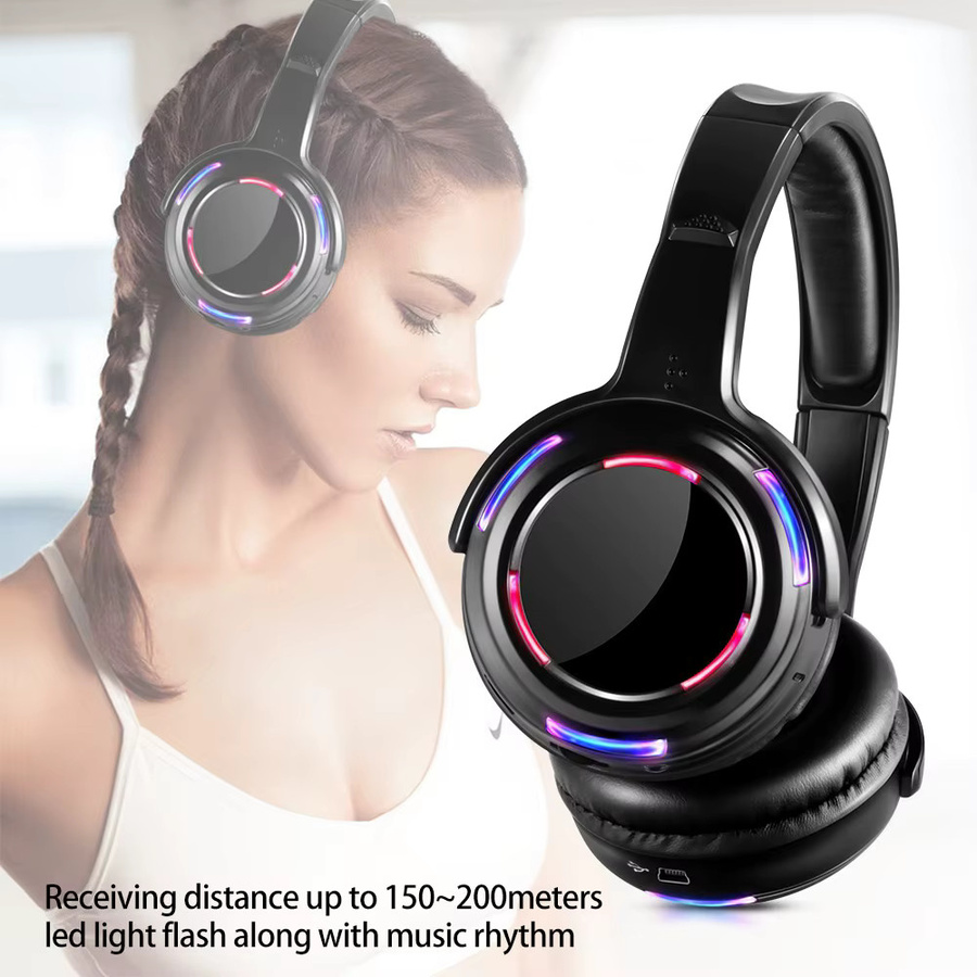 CATASSU Silent Disco Professional System mit 20 LED-Funkkopfhörern und 1 Sender in Schwarz - Bild 2