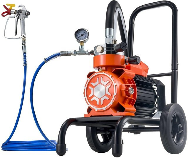 Buying Solutions MB Membran-Airless-Farbspritzgerät auf Wagen, 900 W, 2200 psi Hochdruck, Orange - Bild 1