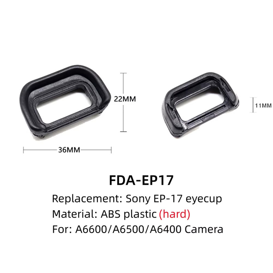 Sony EP-17 Augenmuschel Ersatz Abdeckung für A6600 A6500 A6400 Kamera-Zubehör in Schwarz - Bild 2