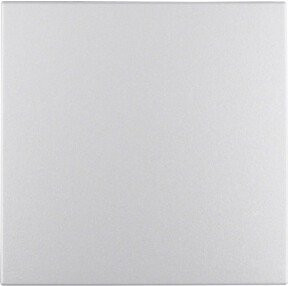 Berker Wippe Alu Matt Silber 1-fach Flush Design - Bild 1