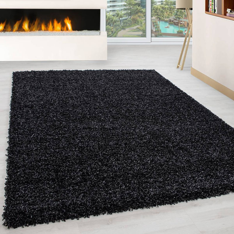 Ayyildiz Hochflorteppich Life 1500 Anthrazit Shaggy-Stil Breite: 200 cm, Tiefe: 290 cm - Bild 2