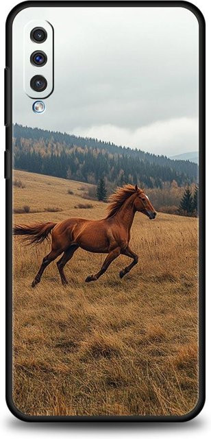 Handyhülle mit Pferde-Motiv in Braun für Samsung Galaxy A-Serie (A56, A36, A26, A24, A12, A14, A16, A50, A70, A20E, A22, A40, A34, A54, A42, A52 5G, A04s, A06, A10e) - Bild 1
