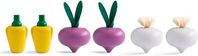 PlanToys Obst & Gemüseset, Holz, ab 1,5 Jahre - Bild 1