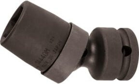Ko-Ken IMPACT-Steckschlüsseleinsatz 6-kant mit Gelenk, 1/2 Zoll, Schlüsselweite: 21 mm, Schwarz - Bild 1