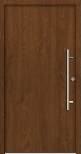 Splendoor Sicherheitshaustür PATRAS Prime RC2 aus Aluminium in Braun, Höhe: 210,0 cm, Breite: 100,0 cm, Tiefe: 58,0 cm, Stärke: 7,0 cm - Bild 1