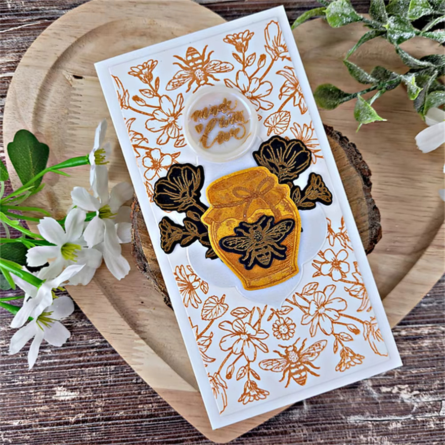 Lily-Arch Just-Bee-Cause Stempel und Schneidwerkzeug für DIY Scrapbooking und Bastelarbeiten - Bild 2