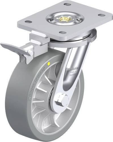 Blickle Schwerlast-Lenkrolle LO-ALTH 162K-AS-RI4 in Silber/Grau mit Aluminium, Rad-Durchmesser: 160 mm, Tragfähigkeit: 950 kg - Bild 1