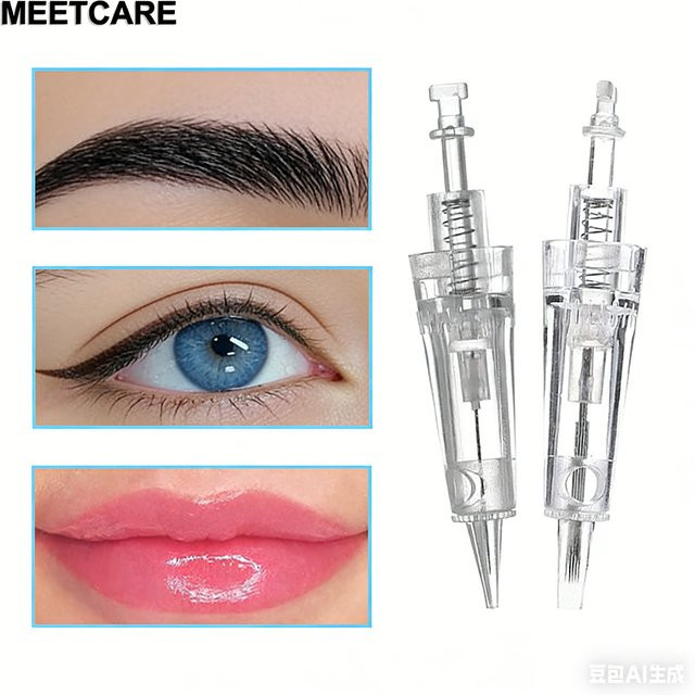 MEETCARE Bajonett-Kartuschen-Nadeln für Permanent Make-up, Einweg - Bild 1